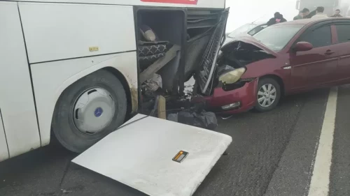 Sivas’ta zincirleme trafik kazası