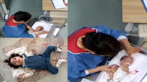 Kuvözde hemşire şiddeti bebekte kalıcı engel bıraktı