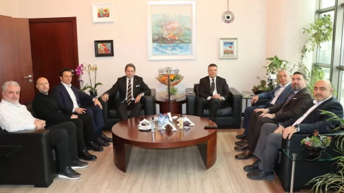 Özgür Bayraktar’dan ASO Başkanı Seyit Ardıç’a Ziyaret