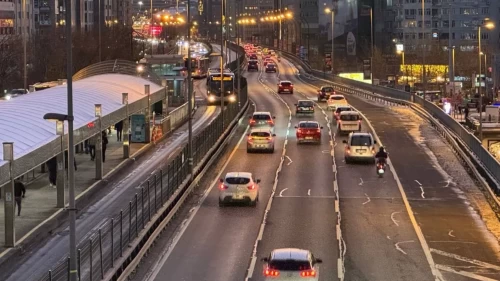 Kar İstanbul trafiğini rahatlattı! Yoğunluk yüzde 31’e düştü