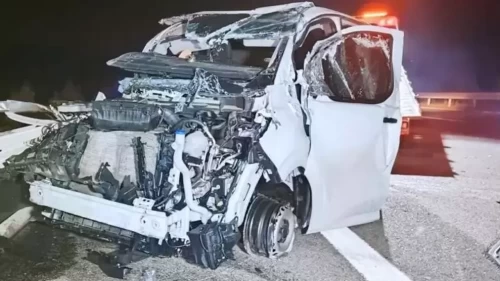 Bursa’da altın yüklü zırhlı araç kazası