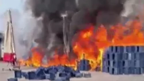 Ceyhan Sebze Hali'nde korkutan yangın!