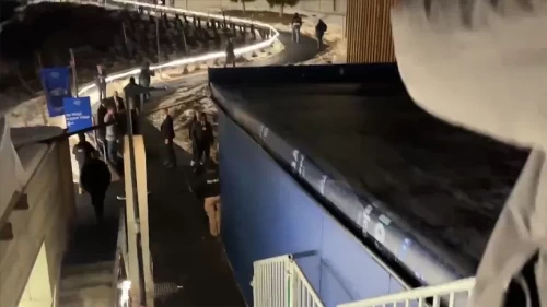 Davos’ta WEF alanı yangın alarmıyla boşaltıldı