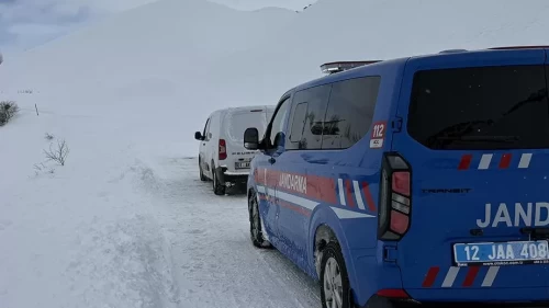 Çığ faciasından son anda kurtuldular!