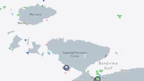 Seyir halindeki gemiden Marmara Denizi'ne atladı!