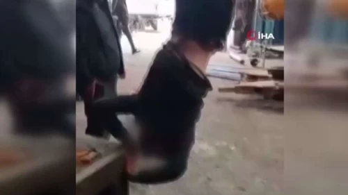 Ankara'da skandal görüntüler sonrası tutuklama! Zihinsel engelli çalışana eziyet ettiler