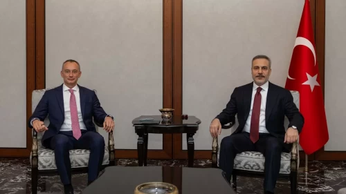 Bakan Fidan, Gazze Yüksek Temsilcisi Mladenov'u kabul etti