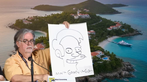 Gördüklerini mi çiziyordu? Jeffrey Epstein dosyaları, "The Simpsons"ın yaratıcısı Matt Groening’i skandalın merkezine taşıdı