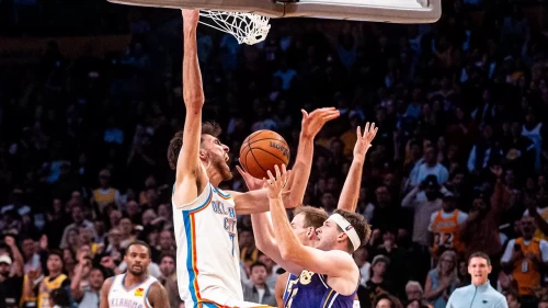 NBA'de Thunder, Lakers deplasmanında kazandı