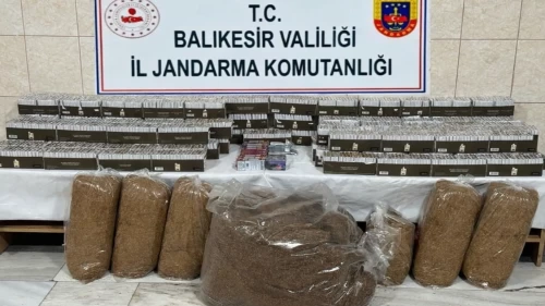 Balıkesir'de kaçakçılığa darbe! 7 ilçede eş zamanlı operasyon
