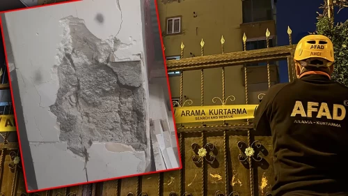 Diyarbakır'da kolonlarından ses gelen bina panik yarattı!