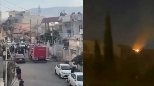 Kerkük'te askeri üsse füze saldırısı: Pistte hasar oluştu