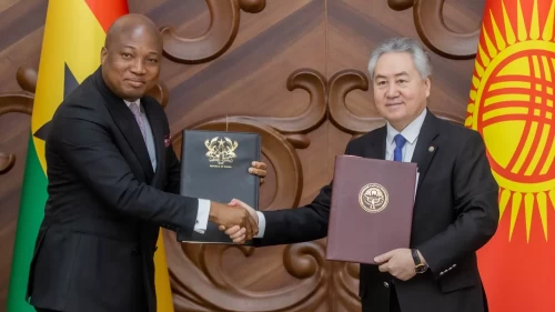 Gana ve Kırgızistan arasında tarihi imzalar!