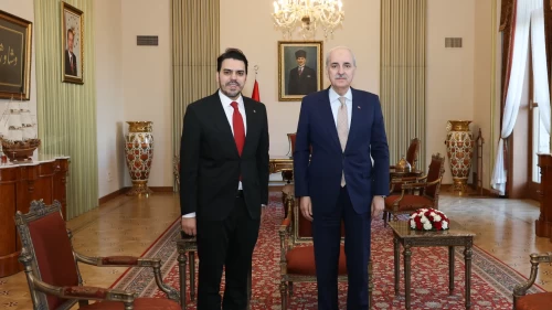 TBMM Başkanı Kurtulmuş, TİKA Başkanı Eren’i kabul etti