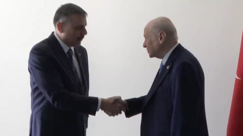 Bakan Çiftçi, MHP Lideri Bahçeli’yi TBMM’de ziyaret etti