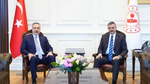 Dışişleri Bakanı Fidan’dan İçişleri Bakanı Mustafa Çiftçi’ye ziyaret