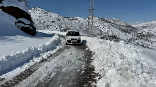 Siirt'te karla mücadele sürüyor: Mahsur kalan vatandaşlar kurtarıldı