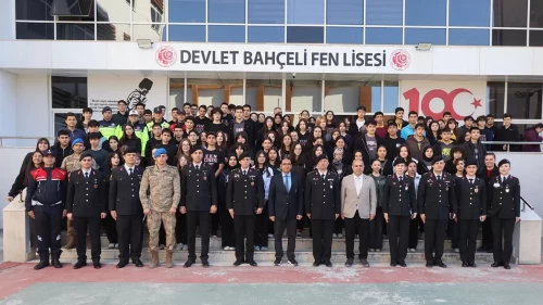 JSGA, Osmaniye'de lise öğrencilerine akademi hakkında bilgi verdi