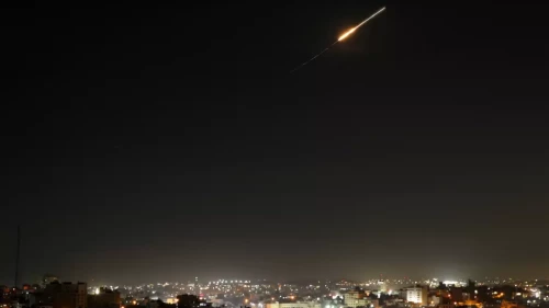 İran misillemesi Lübnan semalarında görüntülendi