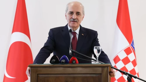 Numan Kurtulmuş Zagreb'den dünyaya seslendi: Yakın dönem üç büyük soykırıma şahit olmuştur