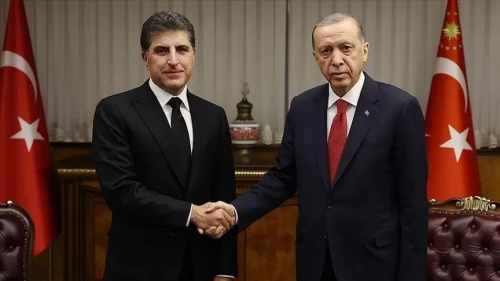 Cumhurbaşkanı Erdoğan, IKBY Başkanı Barzani ile görüştü