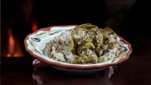 İzmir usulü zeytinyağlı enginar dolması!