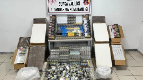 Bursa Osmangazi'de dev kaçak sigara operasyonu