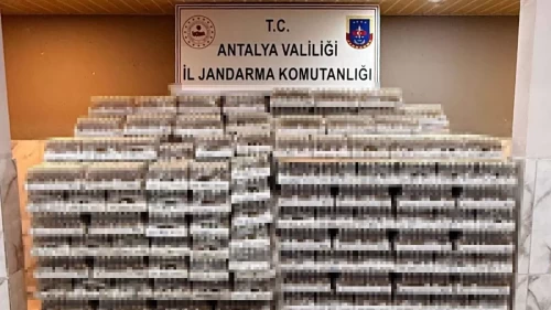 Jandarma ekipleri Antalya'da otele operasyon düzenledi