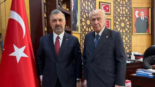 Türk Telekom CEO'su Ebubekir Şahin'den MHP Lideri Devlet Bahçeli'ye ziyaret: Asil duruşu rehber niteliğindedir