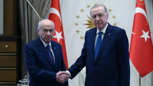Külliye'de Cumhur İttifakı zirvesi başladı! Cumhurbaşkanı Erdoğan ve MHP Lideri Bahçeli bir arada