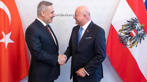 Bakan Fidan, Avusturya Başbakanı Stocker tarafından kabul edildi