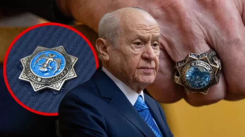 MHP Lideri Devlet Bahçeli'den dikkat çeken yüzük ve rozet: 'Türklük kaderdir'