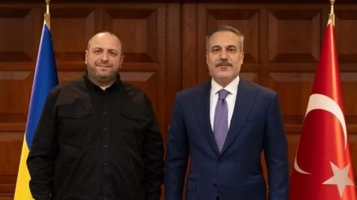 Hakan Fidan, Ukraynalı mevkidaşını ağırladı