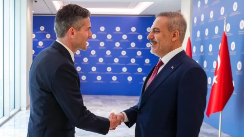 Bakan Fidan ve Berendsen bir araya geldi