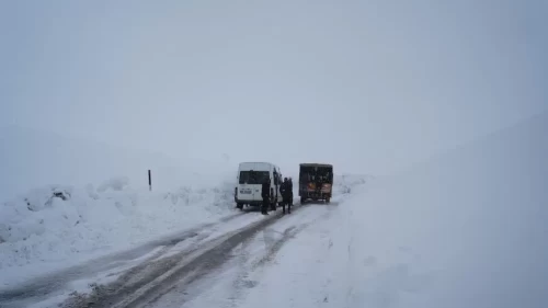 Muş’ta kar ve tipi