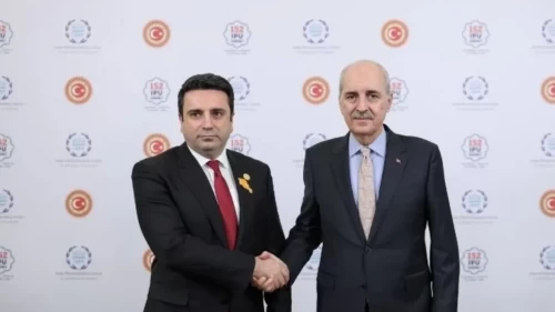 Meclis Başkanı Kurtulmuş’tan yoğun diplomasi trafiği: PAB Zirvesi’nde liderlerle görüştü!