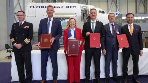 Millî jet HÜRJET artık Avrupa semalarında!