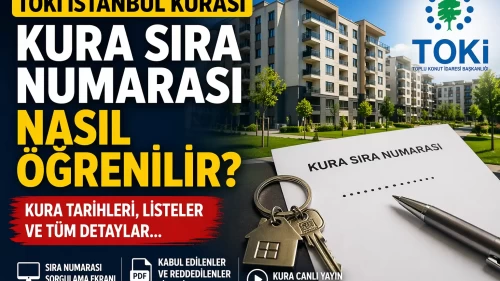 TOKİ İstanbul kura çekimi sıra no öğrenme 2026! İstanbul kura çekimi kaç gün sürecek?