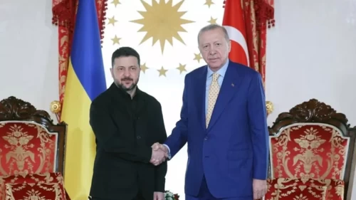 Cumhurbaşkanı Erdoğan Zelensky ile İstanbul'da görüştü
