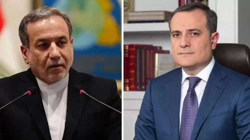 Azerbaycan Dışişleri Bakanı Bayramov, İranlı mevkidaşı Arakçi ile görüştü