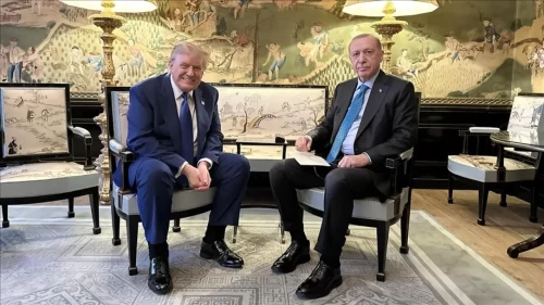 Cumhurbaşkanı Erdoğan Trump ile görüştü