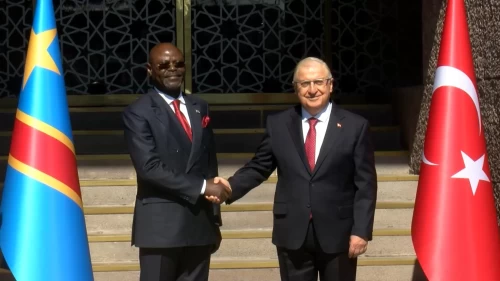 Bakan Güler Kongolu mevkidaşı Muadiamvita ile Ankara’da buluştu