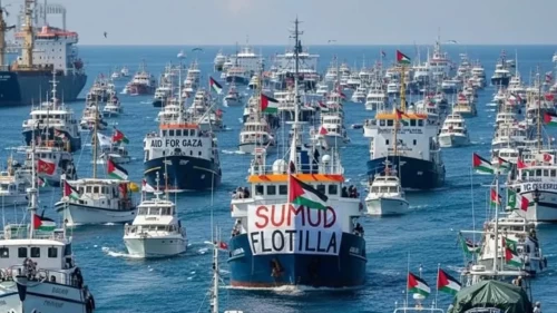 Sumud Filosu'ndan çağrı: İsrail, yüzlerce sivili hasarlı gemide mahsur bıraktı