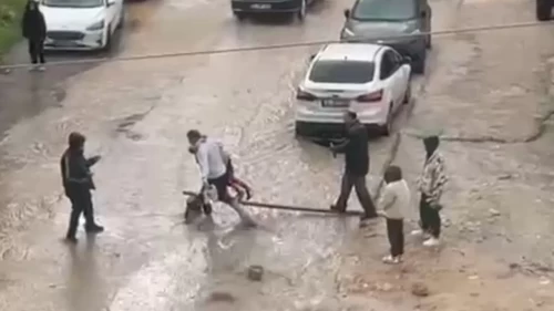 Mardin’de sağanak yağış