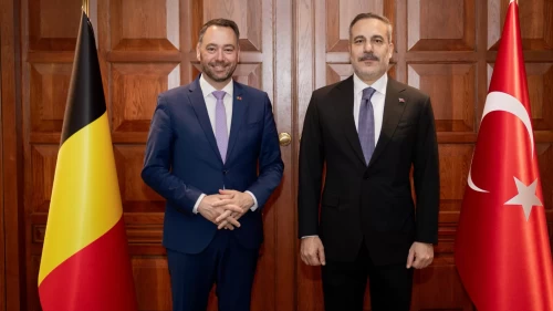 Bakan Fidan, Belçikalı mevkidaşı Prevot ile Ankara'da görüştü