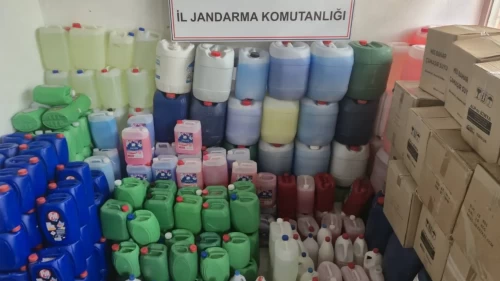 Edirne'de dev sahte deterjan operasyonu