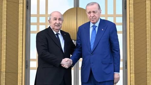 Cumhurbaşkanı Erdoğan, Cezayir Cumhurbaşkanı Tebbun’u resmi törenle karşıladı