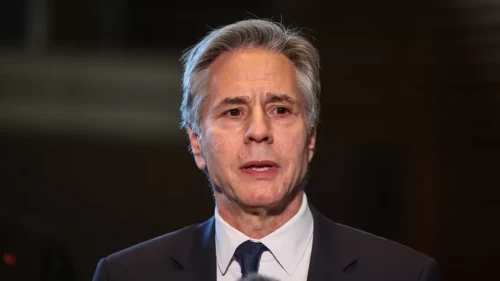Antony Blinken’a Gazze protestosu! 'Çocukların kanı ellerinizde'