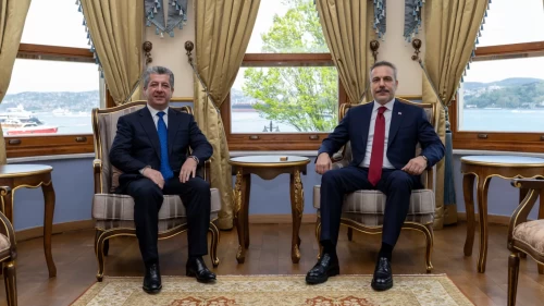 Bakan Fidan, IKBY Başbakanı Mesrur Barzani ile İstanbul'da görüştü!