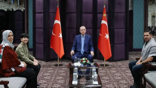 Gazze videolarıyla tanınıyordu! Cumhurbaşkanı Erdoğan Ebu Cezer ve ailesini kabul etti